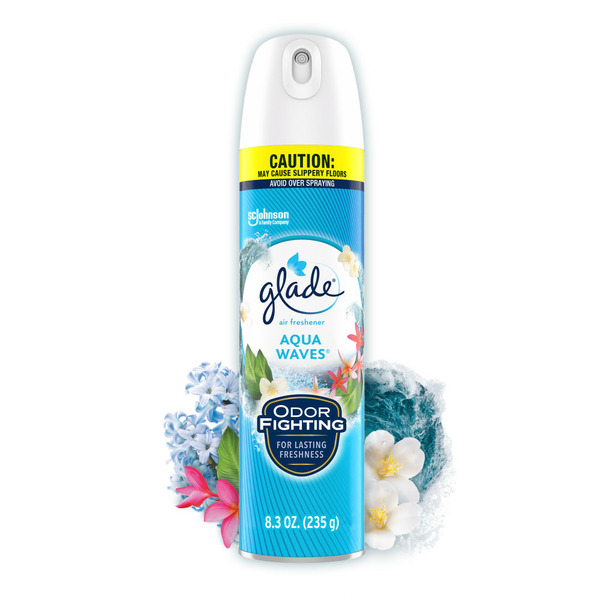 Air Fresheners & Candles Glade Aerosol Spray Air Freshener for Home, Aqua Waves Scent hero