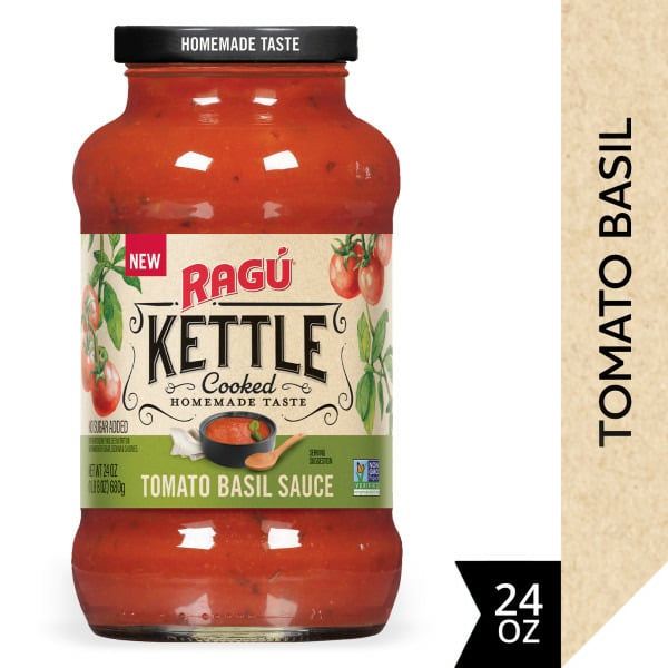 Ragu Kettle Cooked Tomato Basil Pasta Sauce hero