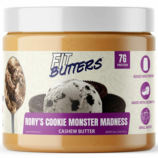 FIt Butters Rory's Cookie Monster Madness, Cashew Butter hero