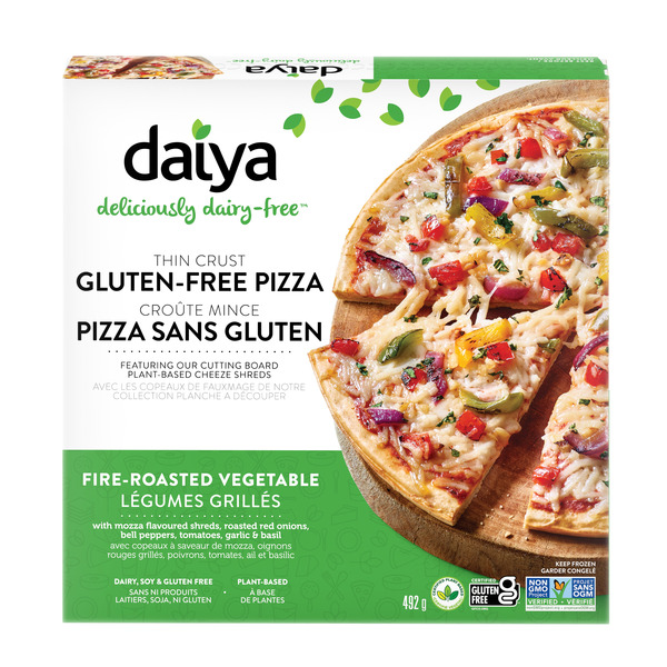 Frozen Pizza Daiya Dairy Free Fire Roasted Vegetable Gluten Free Pizza hero