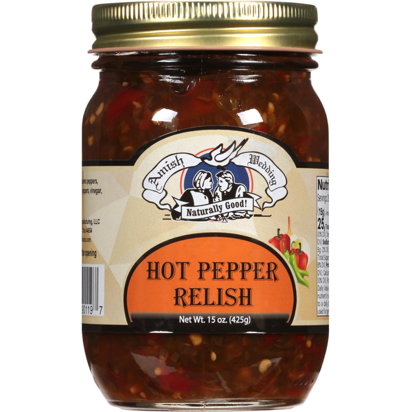 Pickled Goods & Olives Amish Wedding Relish, Hot Pepper hero