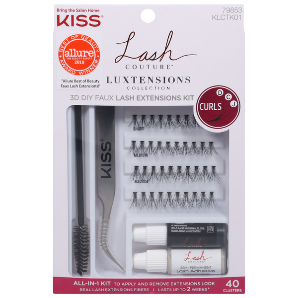 KISS Lash Extensions Kit, 3D Diy Faux hero