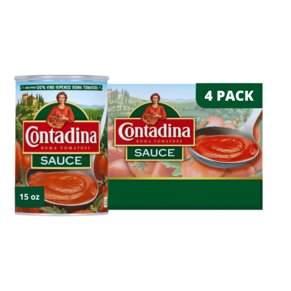 Canned & Jarred Vegetables Contadina Canned Tomato Sauce hero