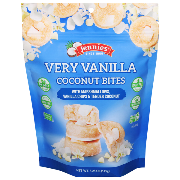 Jennies Coconut Bites, Very Vanilla hero