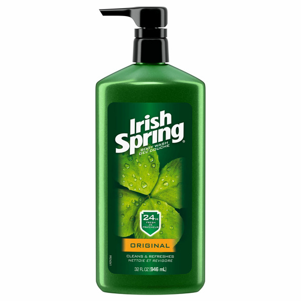 Body Lotions & Soap Irish Spring Men's Body Wash Shower Gel with Pump, Original hero