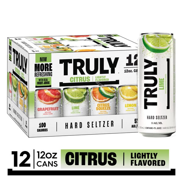 Beers & Coolers Truly Hard Seltzer Citrus Variety Pack hero