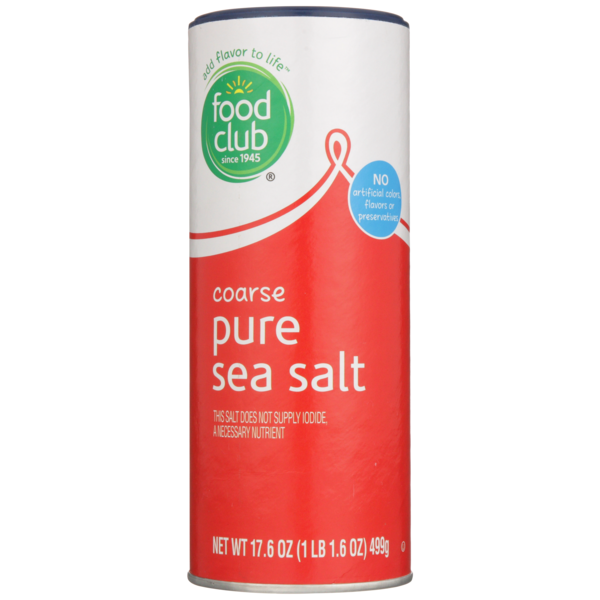 Spices & Seasonings Food Club Coarse Pure Sea Salt hero