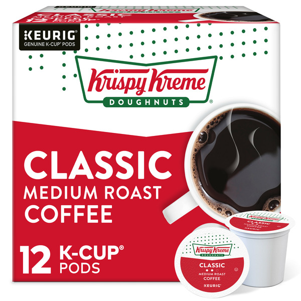 Coffee Krispy Kreme Smooth Light Roast Coffee, K-Cups hero