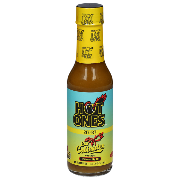 Condiments Hot Ones Hot Sauce, Los Calientes, Verde, Medium hero