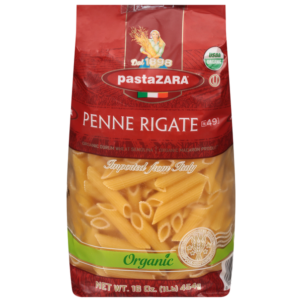 Dry Pasta Pasta Zara Pasta, Penne Rigate, No. 49 hero