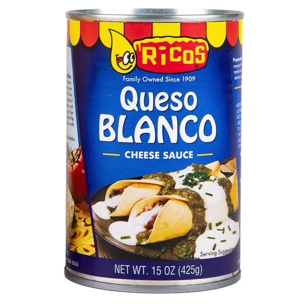 Ricos Cheese Sauce, Queso Blanco, Restaurant Style hero