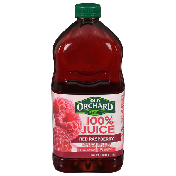 Juice & Nectars Old Orchard 100% Juice, Red Raspberry hero