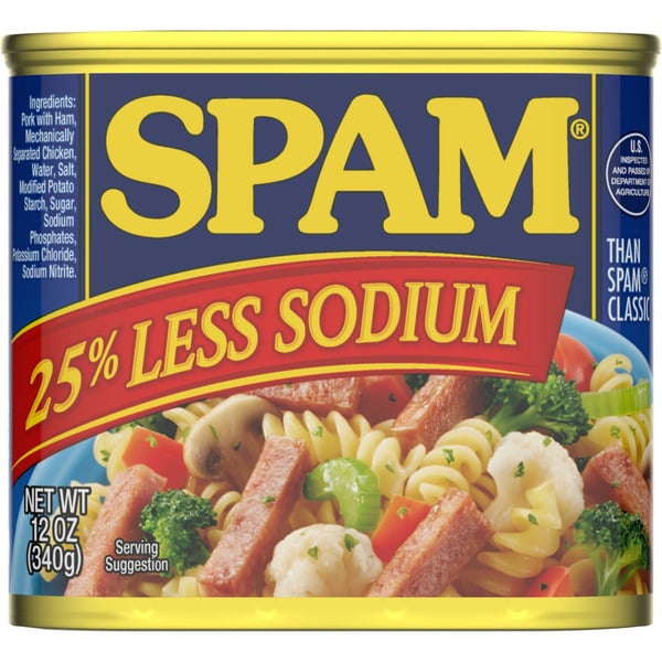 Pantry SPAM Less Sodium hero