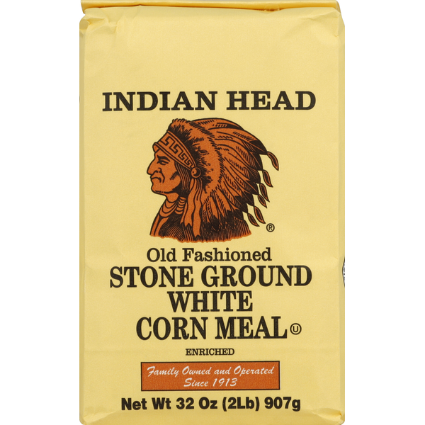 Baking Ingredients Indian Head Corn Meal, Old Fashioned Stone Ground White hero