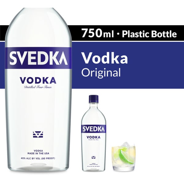 Vodka SVEDKA Vodka Plastic Bottle hero