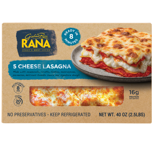 Prepared Meals Giovanni Rana Five Cheese Lasagna hero