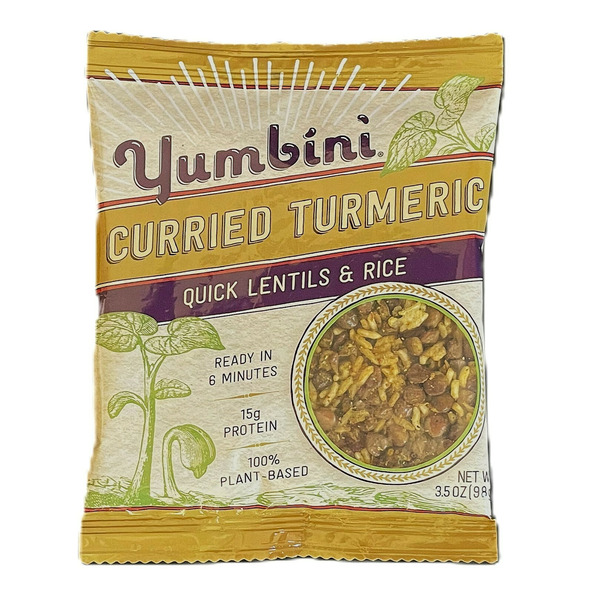 Yumbini Curried Turmeric, Quick, Lentils and Rice hero