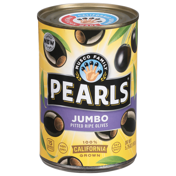 Pickled Goods & Olives Pearls Jumbo Pitted California Ripe Olives hero