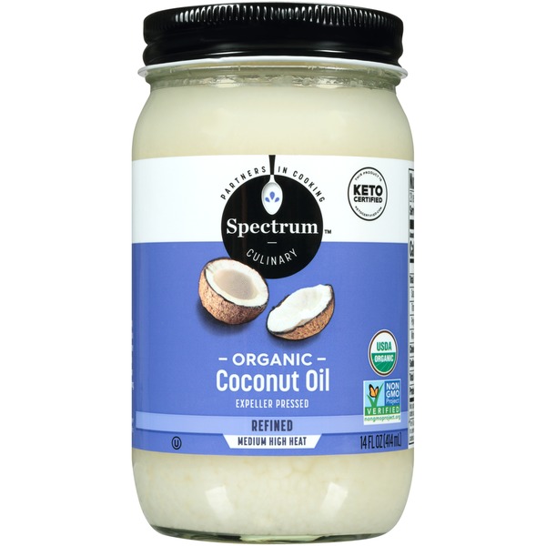 Salad Dressing, Oils & Vinegars Spectrum Organic Coconut Oil hero