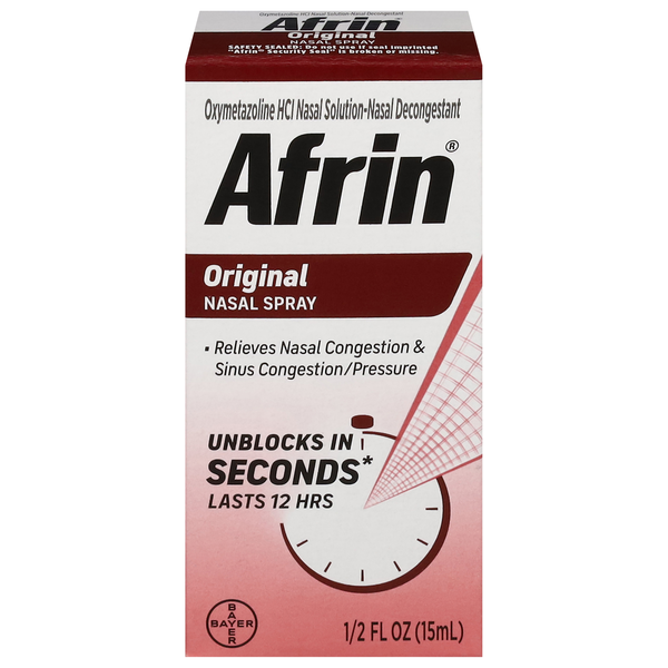 Cold, Flu & Allergy Afrin Nasal Spray, Maximum Strength, Original hero