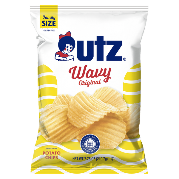 Chips & Pretzels Utz Wavy Original Potato Chips hero