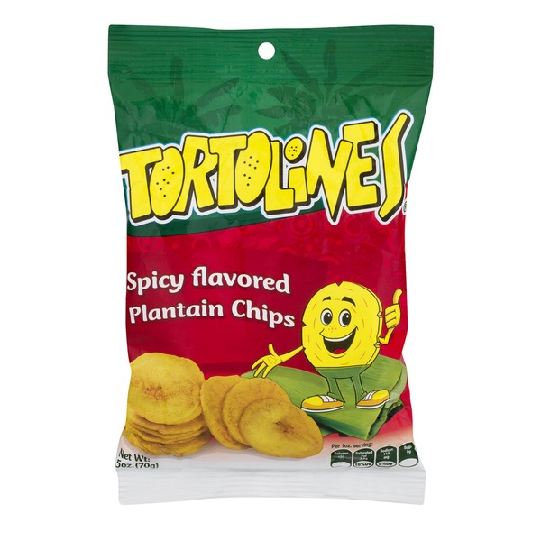 Chips & Pretzels Tortolines Spicy Flavored Plantain Chips hero