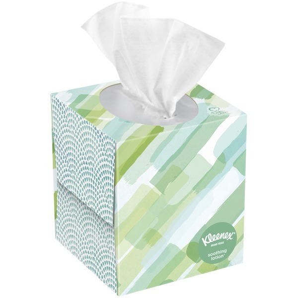 Paper Goods Kleenex Soothing Lotion Facial Tissues hero