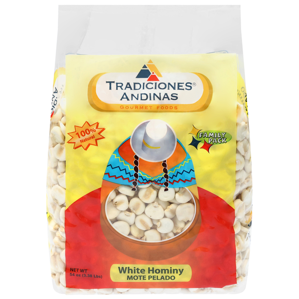 Fresh Vegetables Tradiciones Andinas White Hominy, Family Pack hero