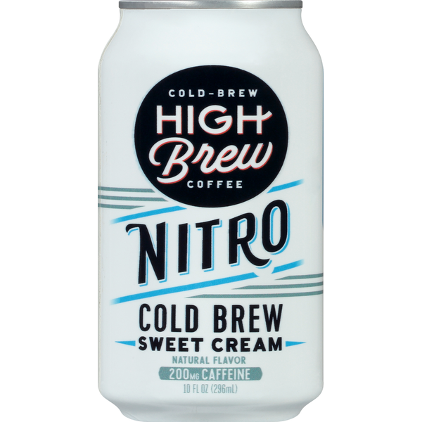 Coffee High Brew Coffee, Cold-Brew, Sweet Cream hero