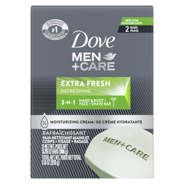 Body Lotions & Soap Dove Men+Care 3 In 1 Cleanser For Body, Face, And Shaving Extra Fresh hero