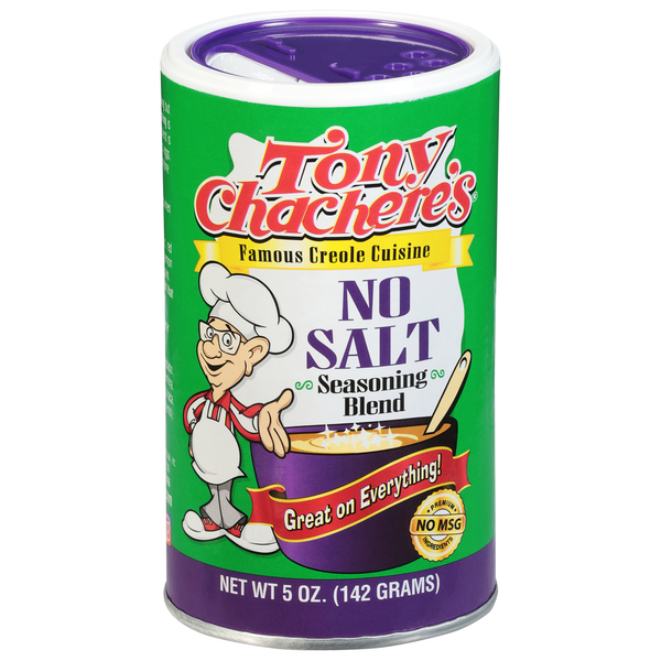 Spices & Seasonings Tony Chachere's Seasoning Blend, No Salt hero