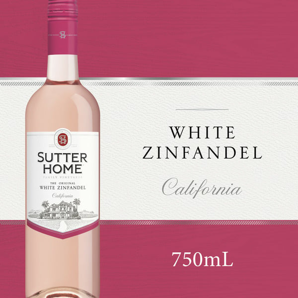 Blush Wine Sutter Home White Zinfandel Wine hero