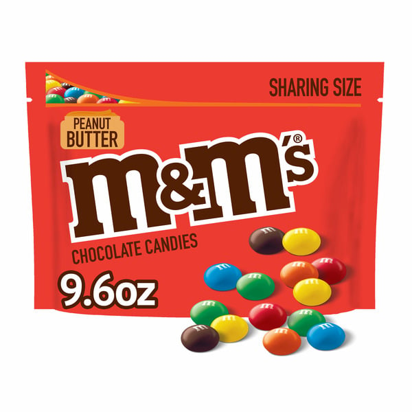 Candy & Chocolate M&M's Peanut Butter Milk Chocolate Candy Sharing Size hero