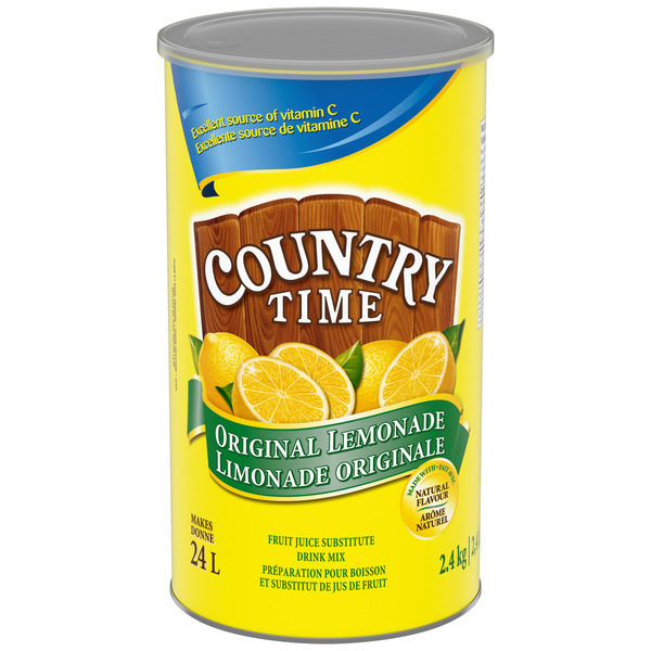 Juice & Nectars Country Time Lemonade Drink Mix hero