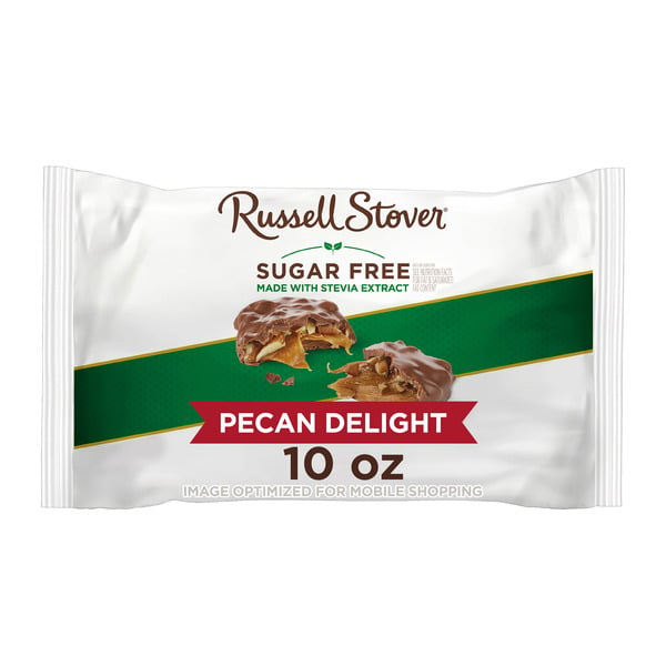 Candy, Chocolate & Gum Russell Stover Sugar Free Pecan Delight Chocolate Candy hero