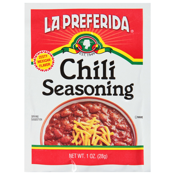 Latino Foods La Preferida Chili Seasoning, Zesty Mexican Flavor hero