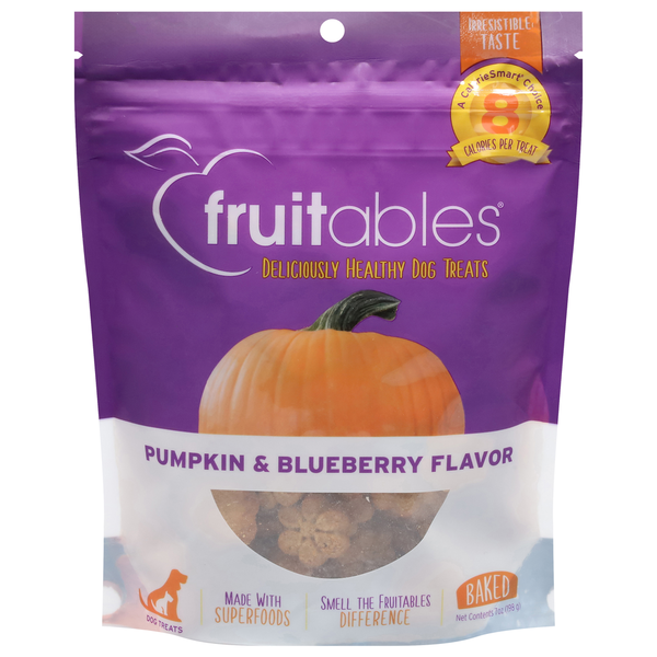 Dog Food & Care Fruitables Dog Treats, Pumpkin & Blueberry Flavor hero