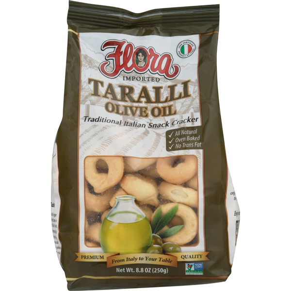 Crackers Flora Fine Foods Taralli Love Knot Olive Oil hero