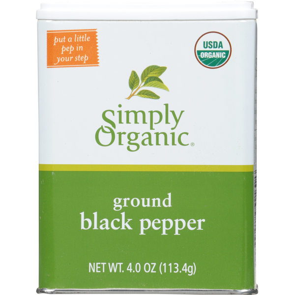 Spices & Seasonings Simply Organic Black Pepper, Ground hero