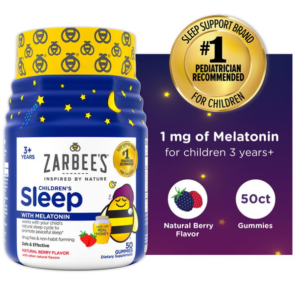 Vitamins & Supplements Zarbee’s Kid's Sleep Gummies With Melatonin hero