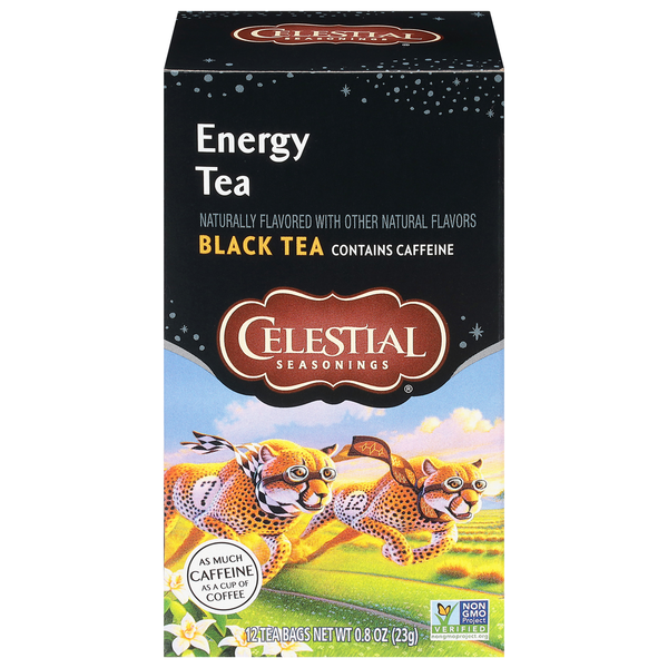 Tea Celestial Seasonings Black Tea, Energy Tea hero