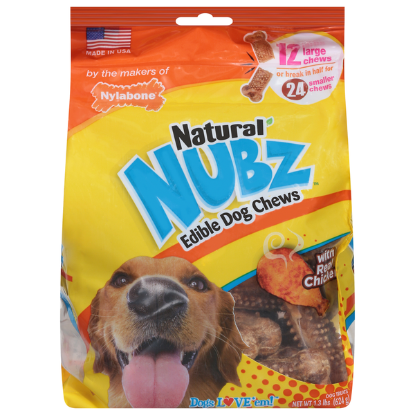 Dog Treats & Chews Nylabone Dog Treats, Natural, Large hero