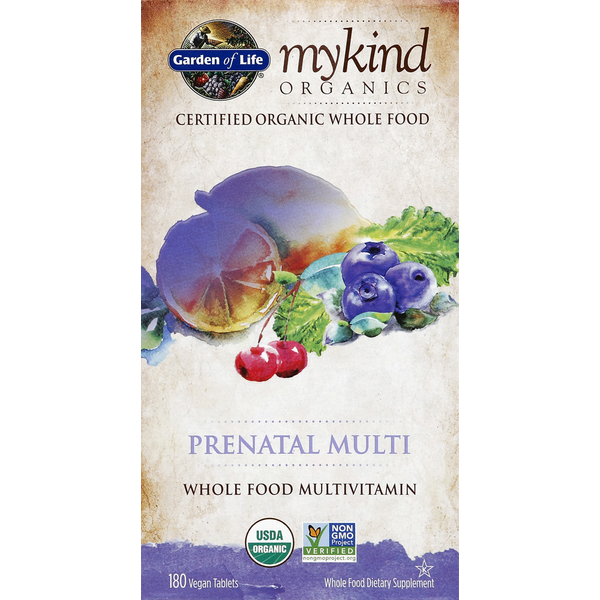 Dietary Supplements Garden of Life Prenatal Multi, Vegan Tablets hero