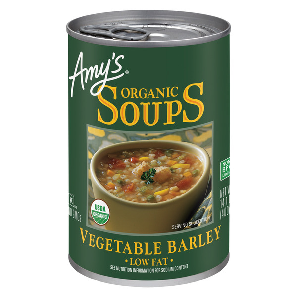 Soup, Broth & Bouillon Amy's Kitchen Vegetable Barley Soup hero