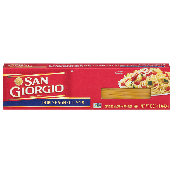 Dry Pasta San Giorgio Spaghetti, Thin, No. 9 hero