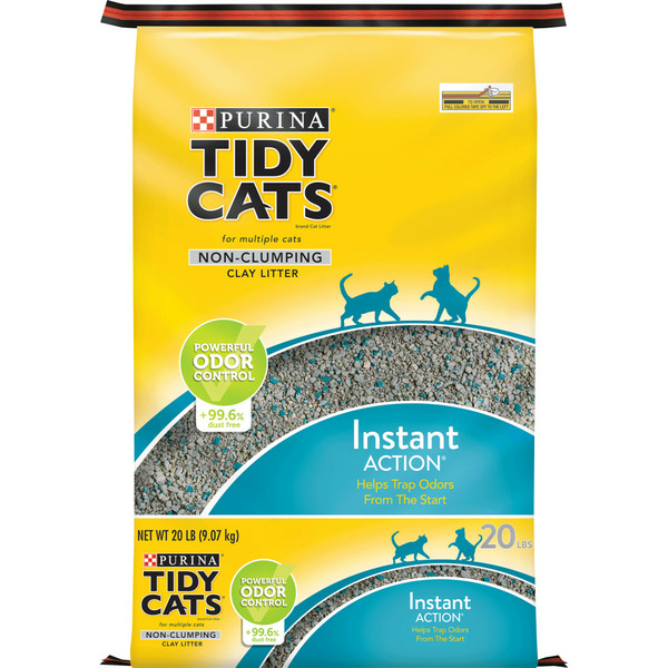 Cat Food & Care Purina Tidy Cats Non Clumping Cat Litter, Instant Action Low Tracking Cat Litter hero