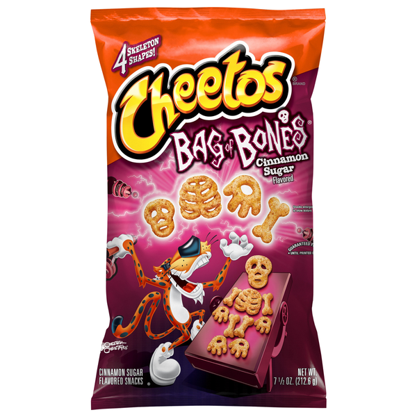 Chips & Pretzels Cheetos Snacks, Cinnamon Sugar Flavored hero