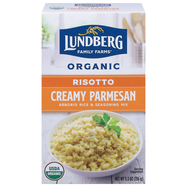 Prepared Meals Lundberg Family Farms Risotto, Organic, Creamy Parmesan hero