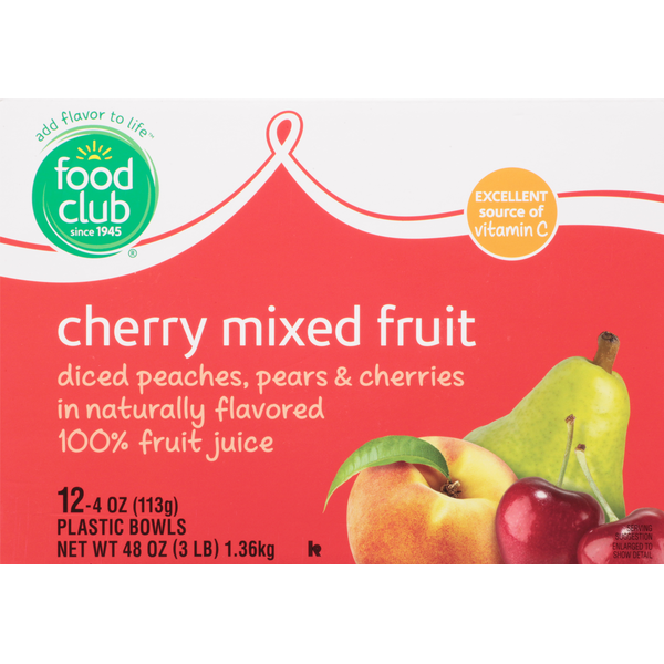 Juice & Nectars Food Club Cherry Mixed Fruit hero