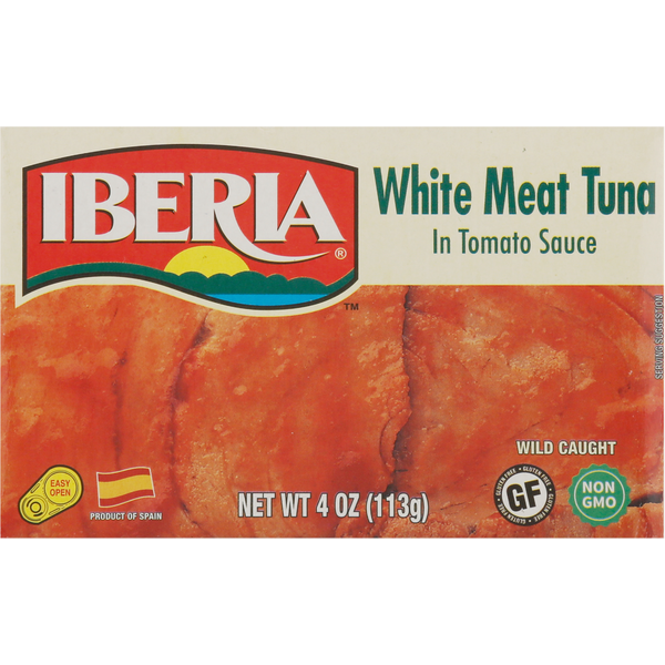 Canned Meat & Seafood Iberia White Meat Tuna in Tomato Sauce hero